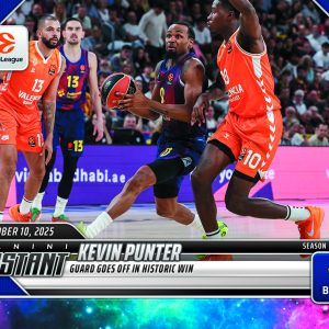 Kevin Punter - 2025-26 Panini Instant EuroLeague #8 - Galaxy 1/1