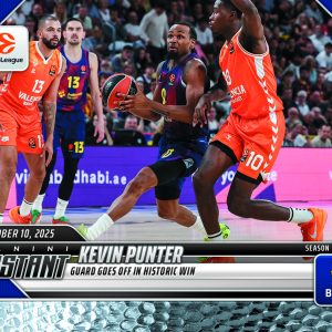 Kevin Punter - 2025-26 Panini Instant EuroLeague #8 - Metallic /5