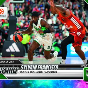 Sylvain Francisco - 2025-26 Panini Instant EuroLeague #9 - Galaxy 1/1