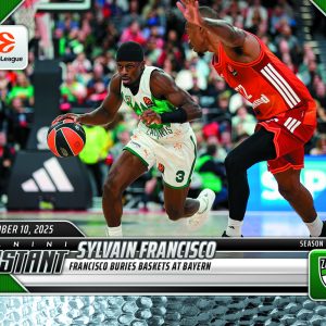 Sylvain Francisco - 2025-26 Panini Instant EuroLeague #9 - Metallic /5