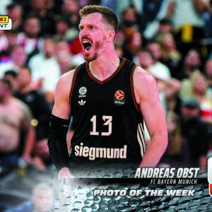 Andreas Obst - 2025-26 Panini Instant EuroLeague Photo of the Week #1 - Metallic /5