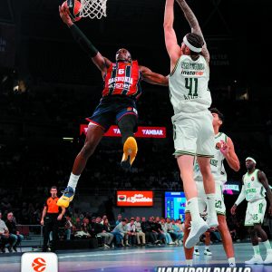 Hamidou Diallo - 2025-26 Panini Instant EuroLeague Photo of the Week #2 - Galaxy 1/1