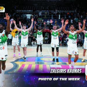 Zalgiris Kaunas - 2025-26 Panini Instant EuroLeague Photo of the Week #4 - Galaxy 1/1
