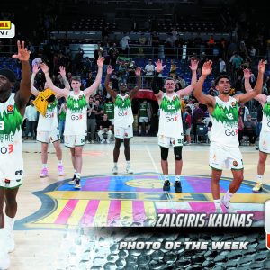 Zalgiris Kaunas - 2025-26 Panini Instant EuroLeague Photo of the Week #4 - Metallic /5