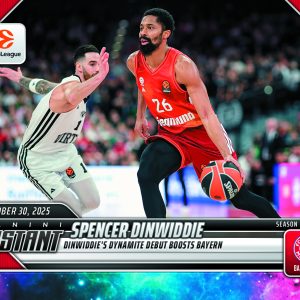 Spencer Dinwiddie - 2025-26 Panini Instant EuroLeague #10 - Galaxy 1/1