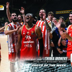 Chima Moneke - 2025-26 Panini Instant EuroLeague Photo of the Week #5 - Metallic /5