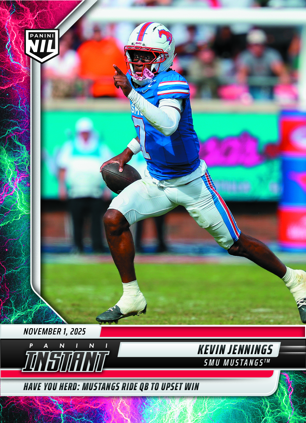 Kevin Jennings - 2025 Panini Instant NIL College Football #KJB - Lightning /5