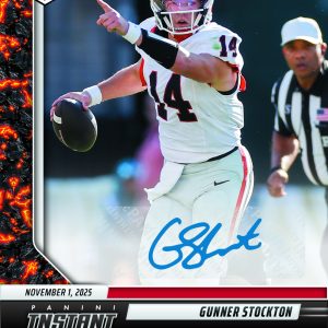Gunner Stockton - 2025 Panini Instant NIL College Football #GSA - Magma 1/1 Auto