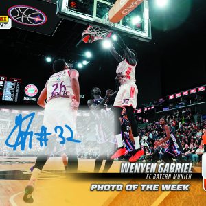 Wenyen Gabriel - 2025-26 Panini Instant EuroLeague Photo of the Week #6 - Gold /10 Auto