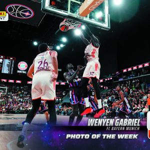 Wenyen Gabriel - 2025-26 Panini Instant EuroLeague Photo of the Week #6 - Galaxy 1/1