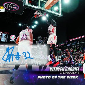 Wenyen Gabriel - 2025-26 Panini Instant EuroLeague Photo of the Week #6 - Galaxy 1/1 Auto