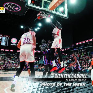 Wenyen Gabriel - 2025-26 Panini Instant EuroLeague Photo of the Week #6 - Metallic /5