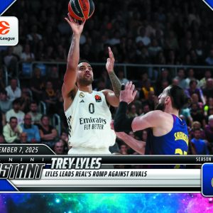 Trey Lyles - 2025-26 Panini Instant EuroLeague #14 - Galaxy 1/1