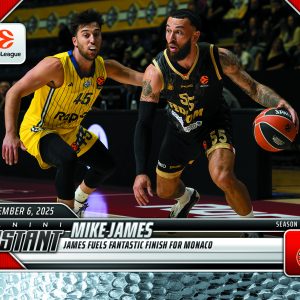 Mike James - 2025-26 Panini Instant EuroLeague #15 - Metallic /5