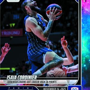 Isaia Cordinier - 2025-26 Panini Instant EuroLeague #19 - Galaxy 1/1