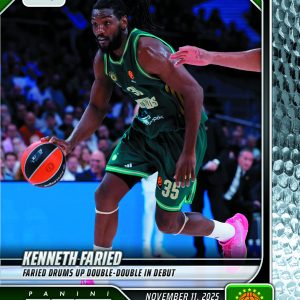 Kenneth Faried - 2025-26 Panini Instant EuroLeague #20 - Metallic /5