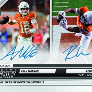 Arch Manning/Ryan Wingo - 2025 Panini Instant NIL College Football #AMRWA - Base /99 Auto