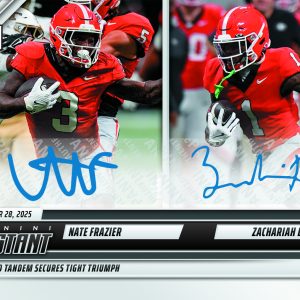 Nate Frazier/Zachariah Branch - 2025 Panini Instant NIL College Football #NFZBA - Base /99 Auto