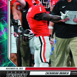 Zachariah Branch - 2025 Panini Instant NIL College Football #ZBA - Lightning /5