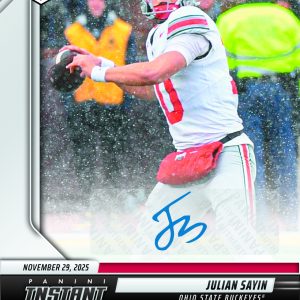 Julian Sayin - 2025 Panini Instant NIL College Football #JSG - Base /99 Auto