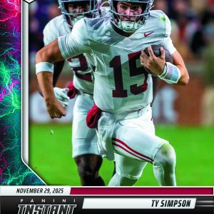 Ty Simpson - 2025 Panini Instant NIL College Football #TSB - Lightning /5