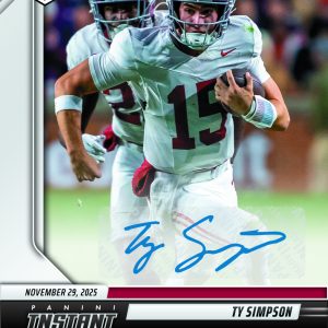 Ty Simpson - 2025 Panini Instant NIL College Football #TSB - Base /99 Auto