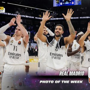 Real Madrid - 2025-26 Panini Instant EuroLeague Photo of the Week #10 - Galaxy 1/1