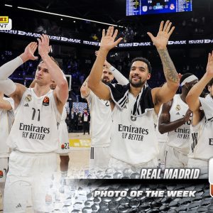 Real Madrid - 2025-26 Panini Instant EuroLeague Photo of the Week #10 - Metallic /5