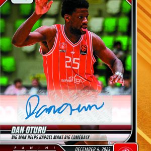 Dan Oturu - 2025-26 Panini Instant EuroLeague #23 - Gold /10 Auto