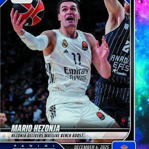 Mario Hezonja - 2025-26 Panini Instant EuroLeague #25 - Galaxy 1/1
