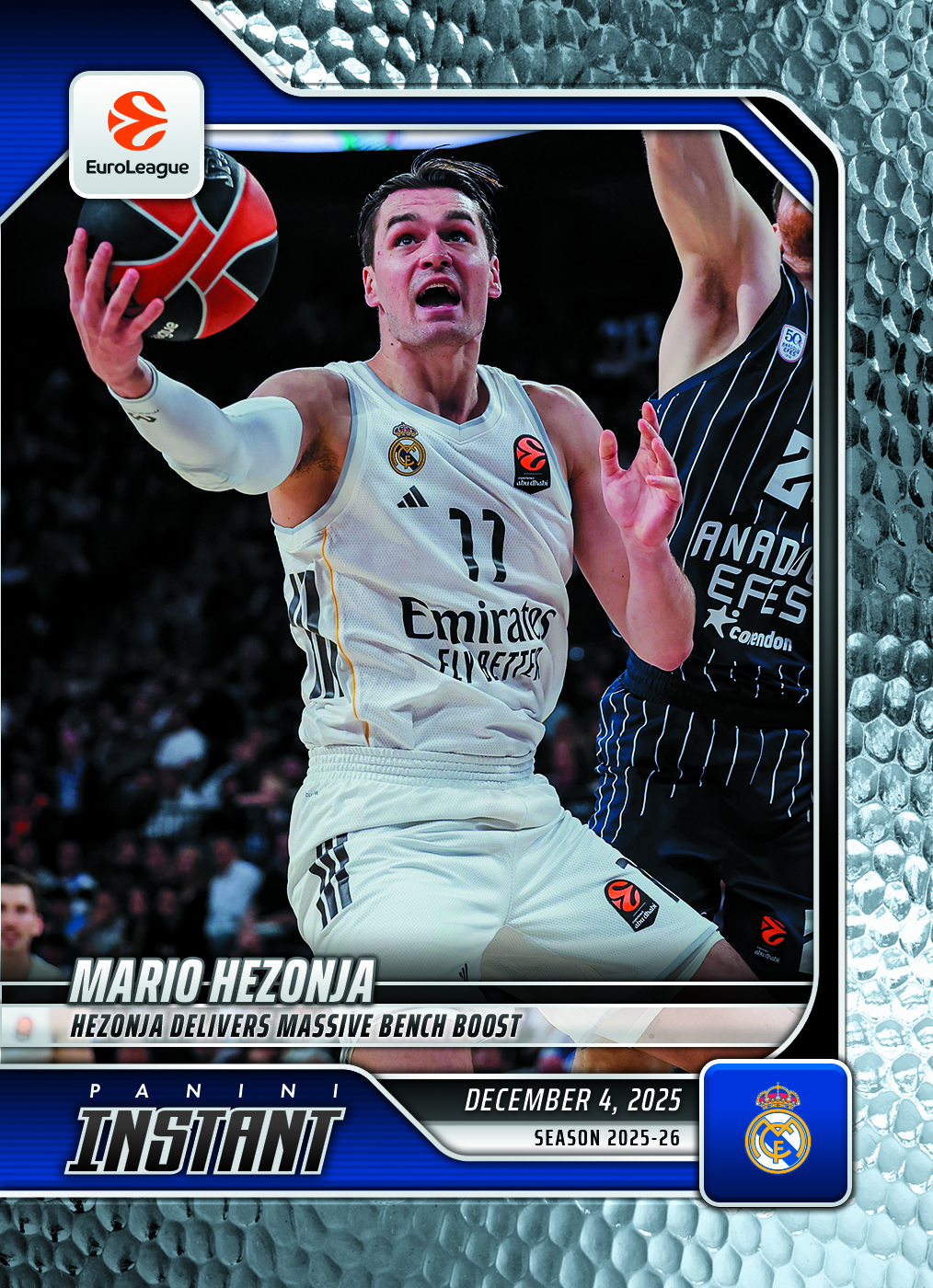 Mario Hezonja - 2025-26 Panini Instant EuroLeague #25 - Metallic /5