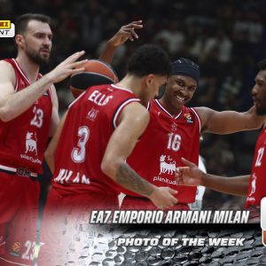 EA7 Emporio Armani Milan - 2025-26 Panini Instant EuroLeague Photo of the Week #11 - Metallic /5