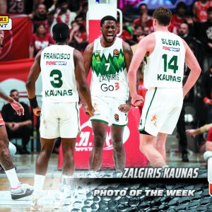 Zalgiris Kaunas - 2025-26 Panini Instant EuroLeague Photo of the Week #14 - Metallic /5