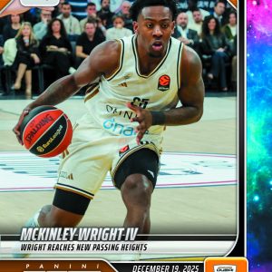 McKinley Wright IV - 2025-26 Panini Instant EuroLeague #27 - Galaxy 1/1