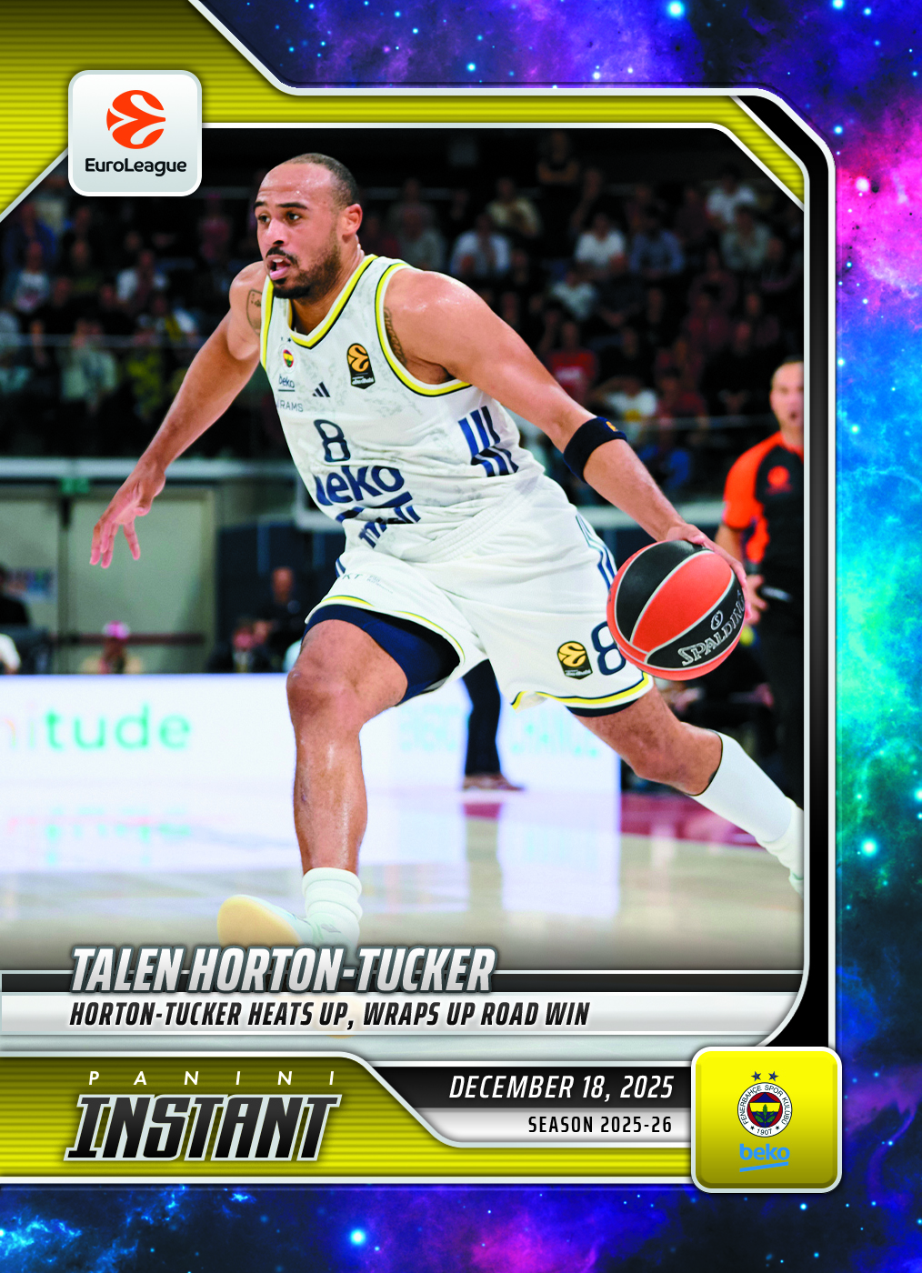 Talen Horton-Tucker - 2025-26 Panini Instant EuroLeague #29 - Galaxy 1/1