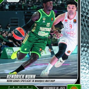 Kendrick Nunn - 2025-26 Panini Instant EuroLeague #30 - Metallic /5