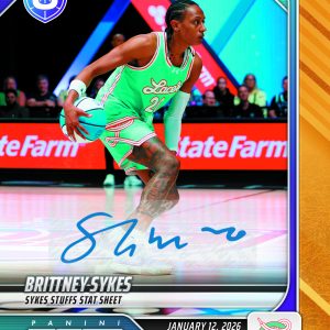 Brittney Sykes - 2026 Panini Instant Unrivaled #15 - Gold /10 Auto