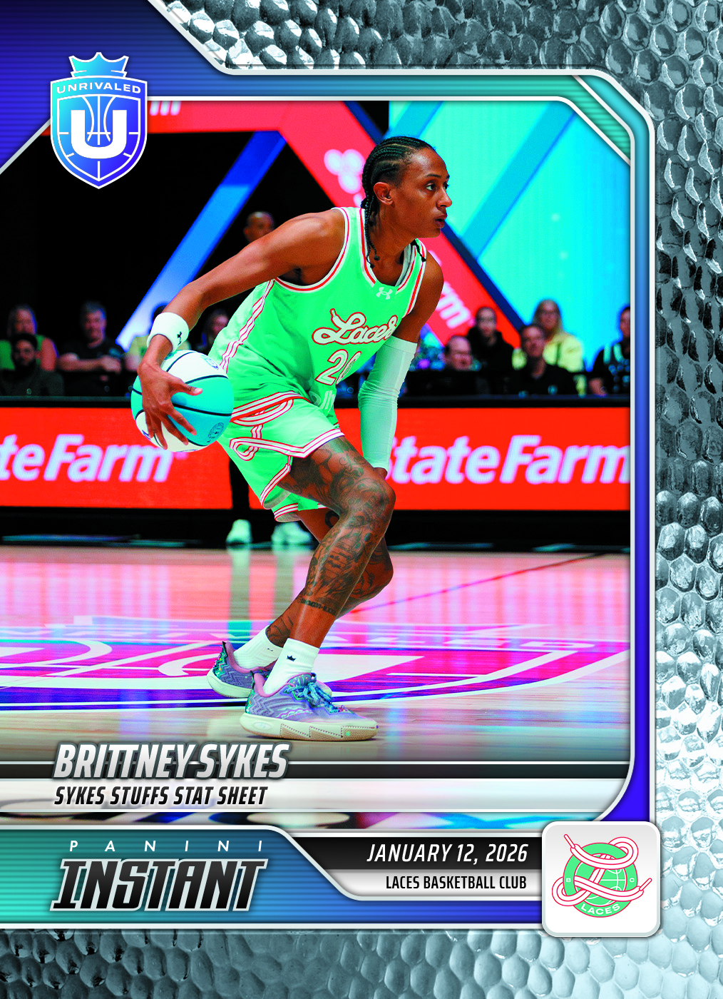 Brittney Sykes - 2026 Panini Instant Unrivaled #15 - Metallic /5