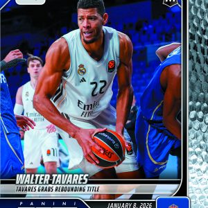Walter Tavares - 2025-26 Panini Instant EuroLeague #32 - Metallic /5
