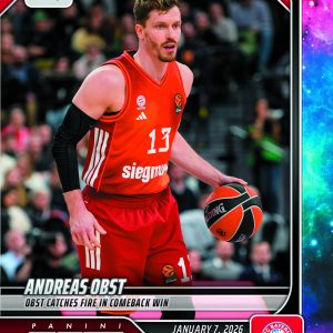 Andreas Obst - 2025-26 Panini Instant EuroLeague #33 - Galaxy 1/1
