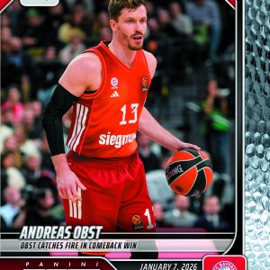 Andreas Obst - 2025-26 Panini Instant EuroLeague #33 - Metallic /5