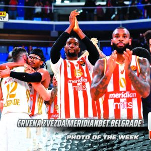 Crvena Zvezda Meridianbet Belgrade - 2025-26 Panini Instant EuroLeague Photo of the Week #16 - Metallic /5