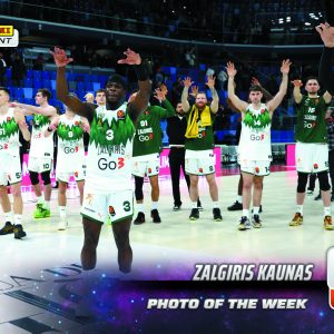 Zalgiris Kaunas - 2025-26 Panini Instant EuroLeague Photo of the Week #17 - Galaxy 1/1