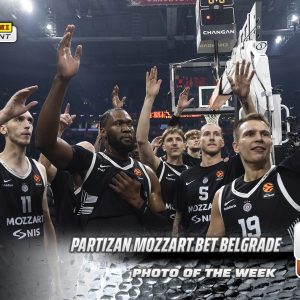 Partizan Mozzart Bet Belgrade - 2025-26 Panini Instant EuroLeague Photo of the Week #19 - Metallic /5
