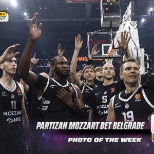 Partizan Mozzart Bet Belgrade - 2025-26 Panini Instant EuroLeague Photo of the Week #19 - Galaxy 1/1