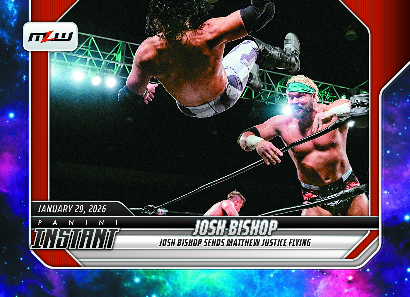 Josh Bishop - 2026 Panini Instant MLW #4 - Galaxy 1/1