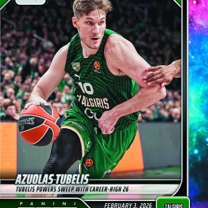 Azuolas Tubelis - 2025-26 Panini Instant EuroLeague #37 - Galaxy 1/1