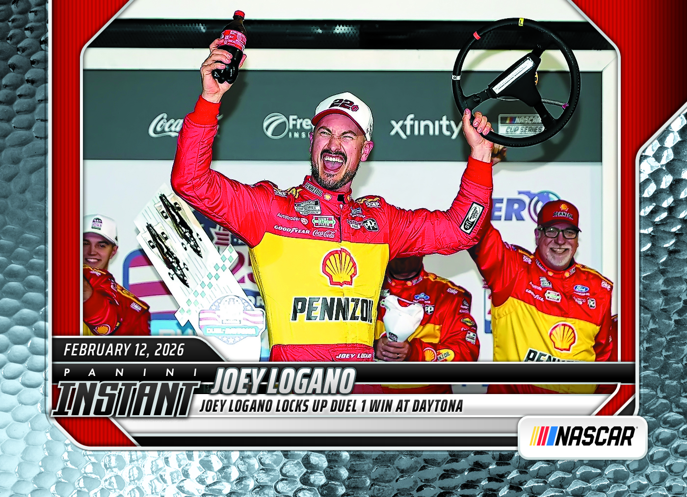 Joey Logano - 2026 Panini Instant NASCAR #1 - Metallic /5