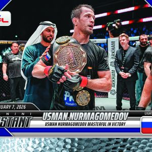 Usman Nurmagomedov - 2026 Panini Instant PFL #1 - Metallic /5