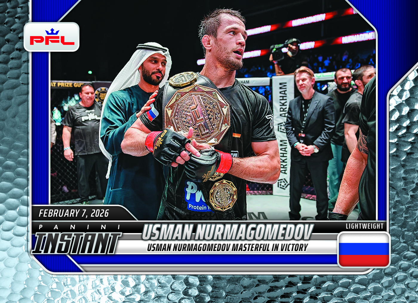 Usman Nurmagomedov - 2026 Panini Instant PFL #1 - Metallic /5
